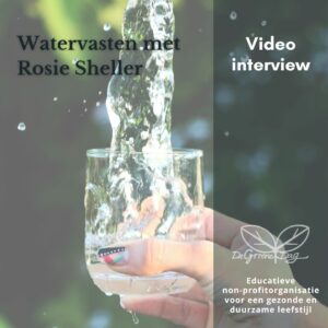 Video interviewles 'watervasten'