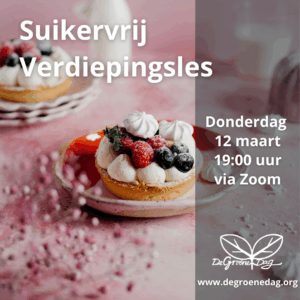 Suikervrij Verdiepingsles do 12 maart 2026